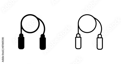 Jumping Rope Vector Icon