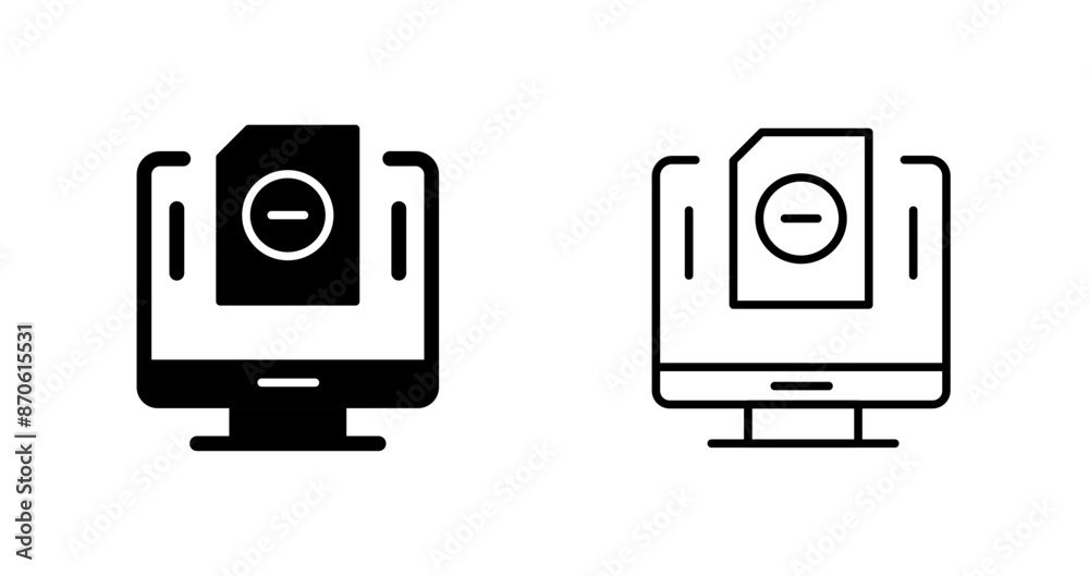 Minus Vector Icon Minus Vector Icon