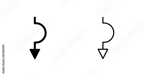 Arrow down Vector Icon