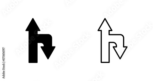 Up Down Vector Icon