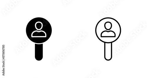 Search User Vector Icon
