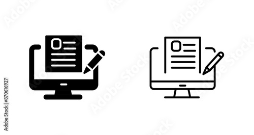 Blog Vector Icon