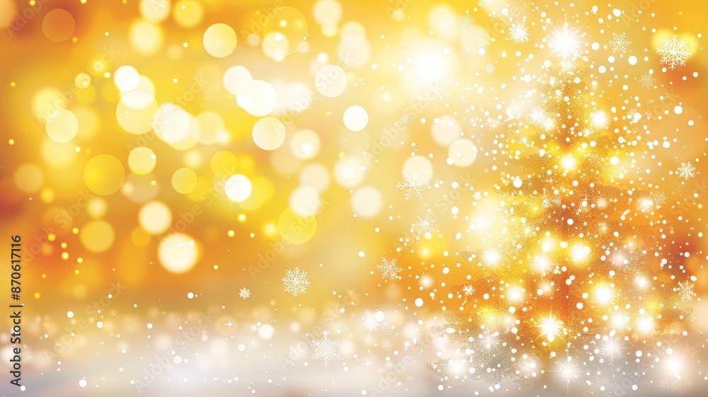 Bright Festive Background with Orange and Yellow Gradient Bright Festive Background with Orange and Yellow Gradient