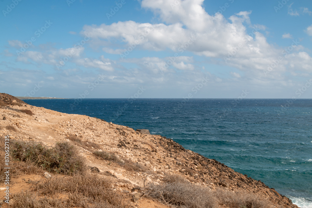 Atlantic ocean in the winter, Arrieta, Lanzarote Atlantic ocean in the winter, Arrieta, Lanzarote