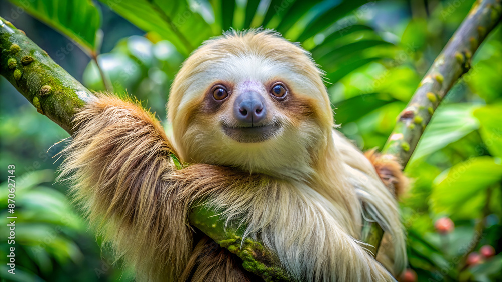 Obraz premium Hoffmann's two-toed sloth