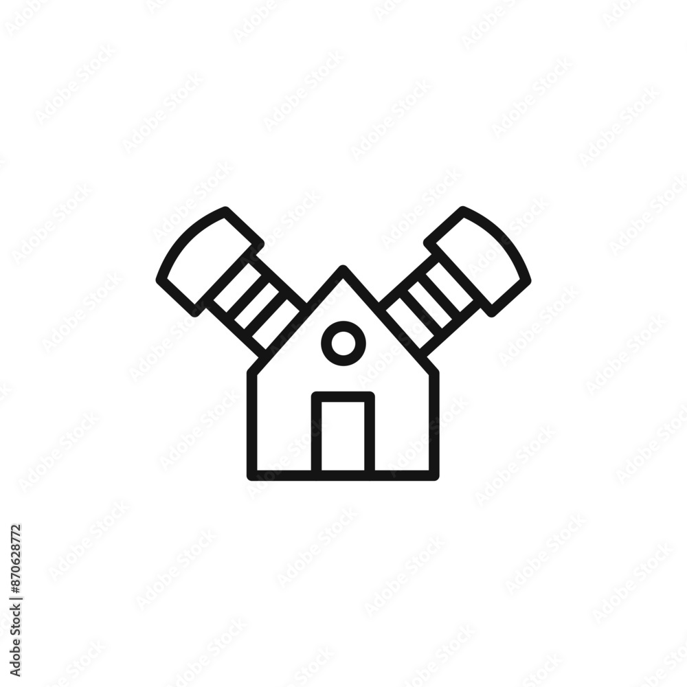 Air compressor pump logo sign vector outline Air compressor pump logo sign vector outline