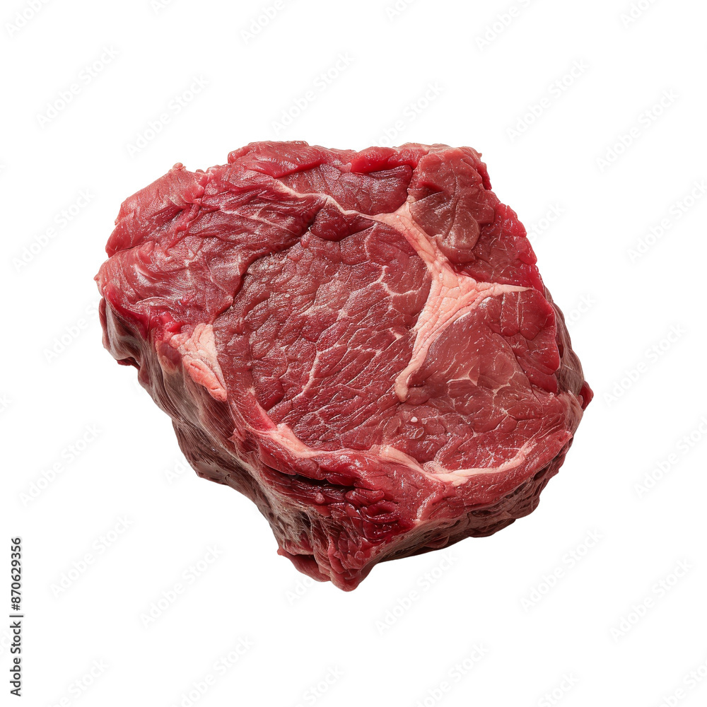 Raw beef cut on white background. Fresh red meat ready for cooking or grilling. Perfect for culinary and food-related projects. Raw beef cut on white background. Fresh red meat ready for cooking or grilling. Perfect for culinary and food-related projects.