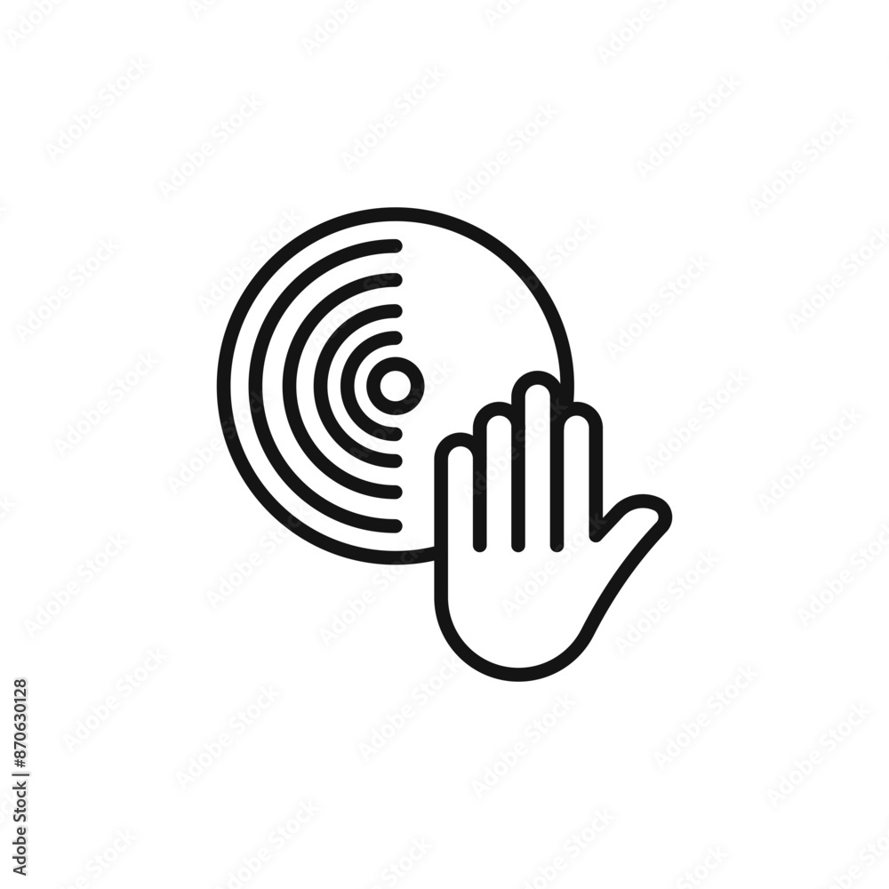 Dj logo sign vector outline Dj logo sign vector outline