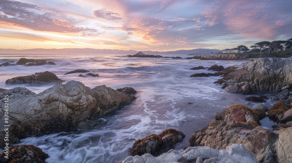 Monterey Bay Sunset, California, USA. Monterey Bay Sunset, California, USA.