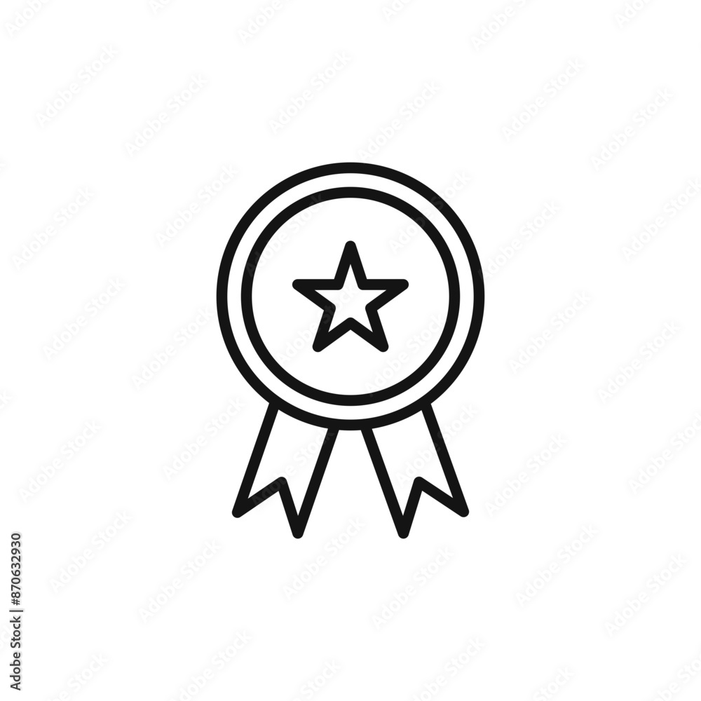 medal logo sign vector outline medal logo sign vector outline