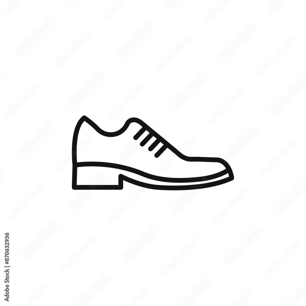Men Shoes logo sign vector outline Men Shoes logo sign vector outline