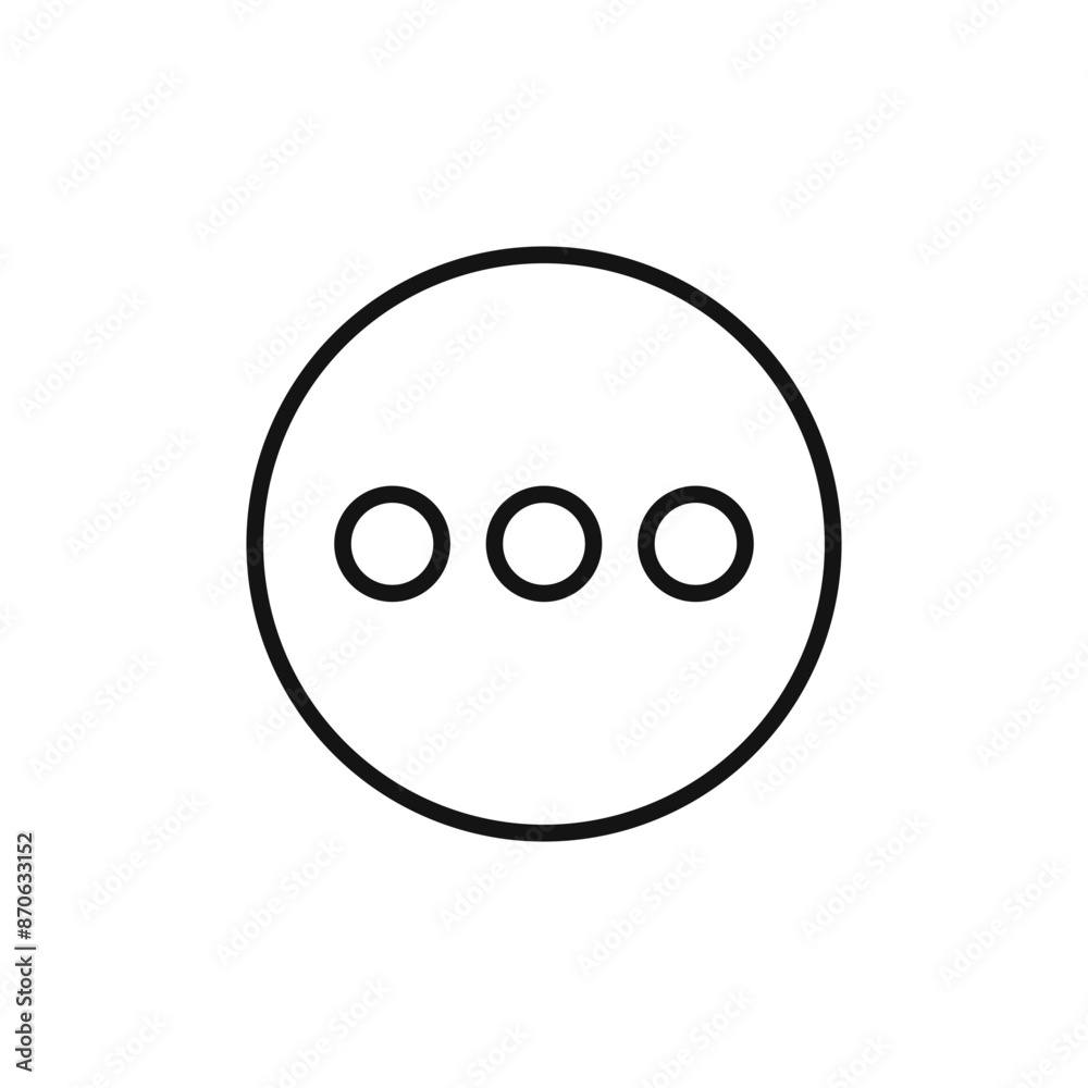 more button logo sign vector outline more button logo sign vector outline
