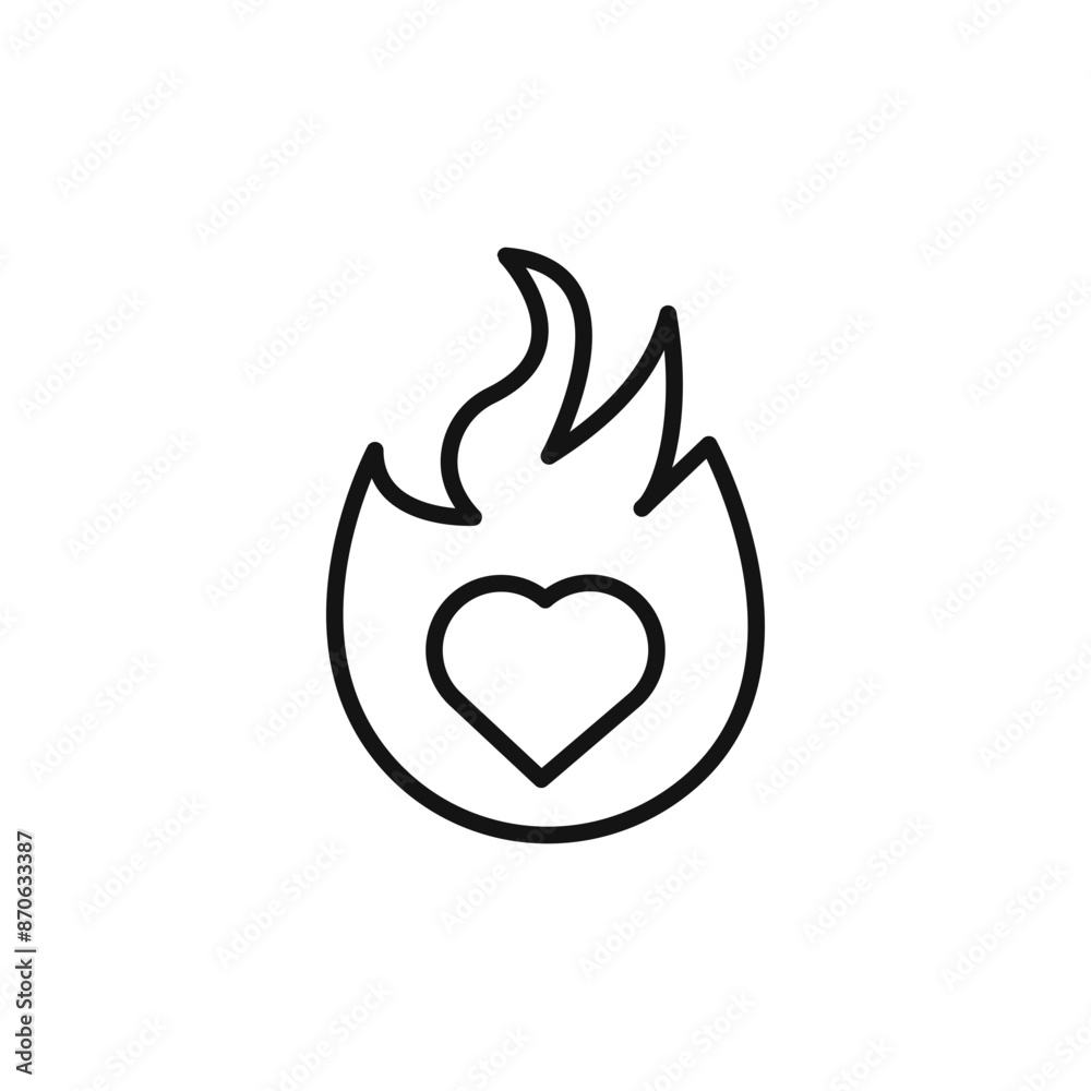 Passion logo sign vector outline Passion logo sign vector outline