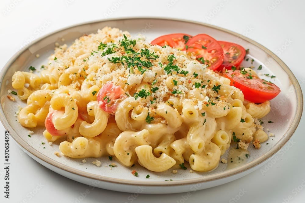 Delicious Three Cheese Macaroni with Tomato and Herb Infusion Delicious Three Cheese Macaroni with Tomato and Herb Infusion