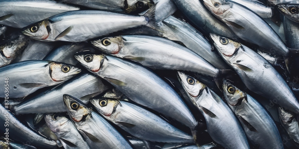Fototapeta premium Silver Fish Close-Up