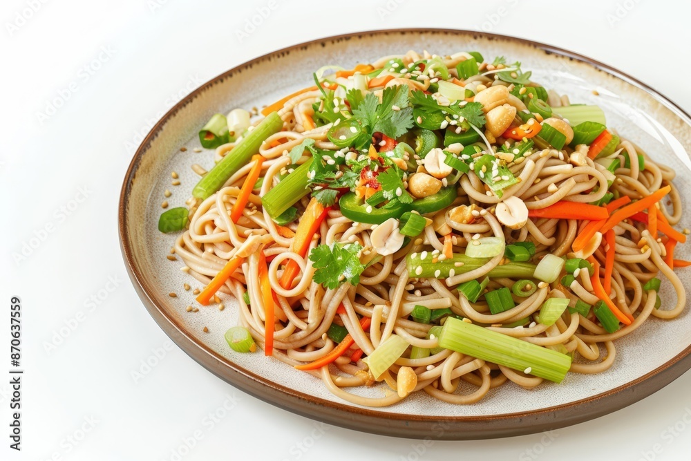 Delicious Dang Cold Asian Noodle Salad with Soba Noodles and Colorful Veggies Delicious Dang Cold Asian Noodle Salad with Soba Noodles and Colorful Veggies