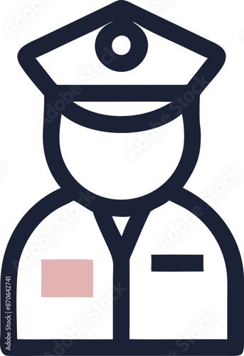 police officer svg icon