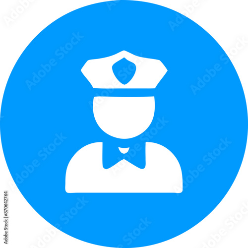 police officer svg icon