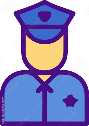 police officer svg icon