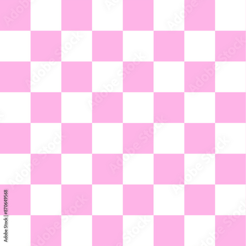 Popular checker chess square abstract background. Chessboard seamless pattern