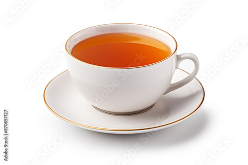 Wallpaper Mural cup of tea on white background Torontodigital.ca