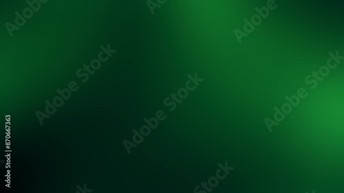 Moving abstract blurred dark green background. Background animation, producing smooth color transitions