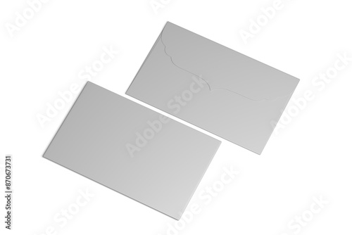 3D rendering envelope  for the best presentation of your product mockups