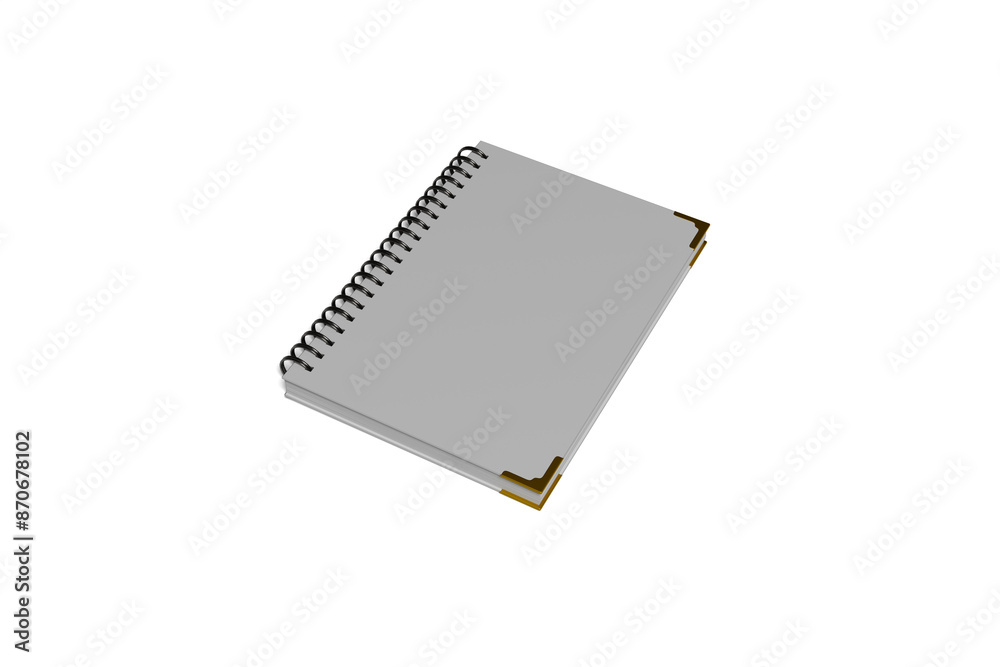 3D rendering Notebook for the best presentation of your product mockups 3D rendering Notebook for the best presentation of your product mockups