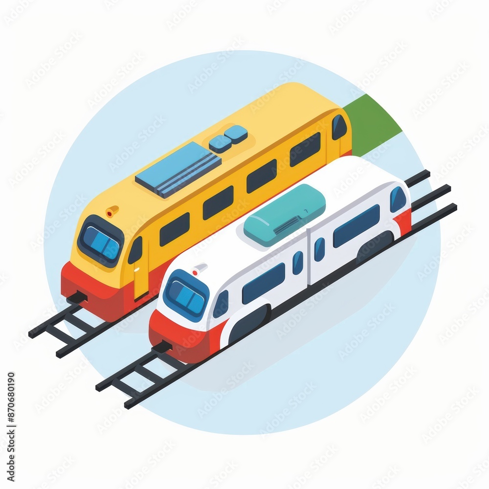 Classic Vector Icon of Train Group | Symbolic Railway Transport Collection on White | Web Design Element Classic Vector Icon of Train Group | Symbolic Railway Transport Collection on White | Web Design Element