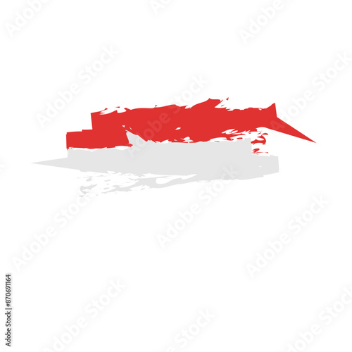 Indonesia Brush Flag