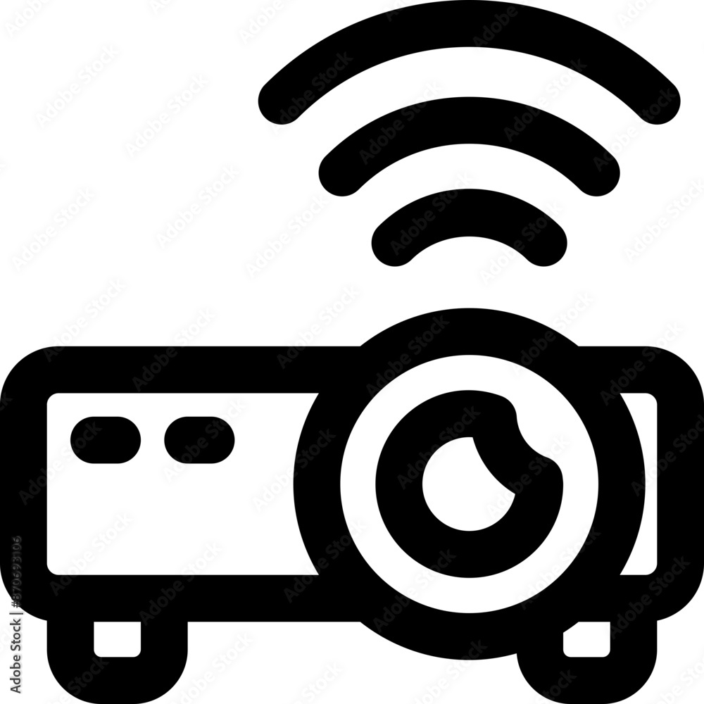 projector icon. vector line icon for your website, mobile, presentation, and logo design. projector icon. vector line icon for your website, mobile, presentation, and logo design.