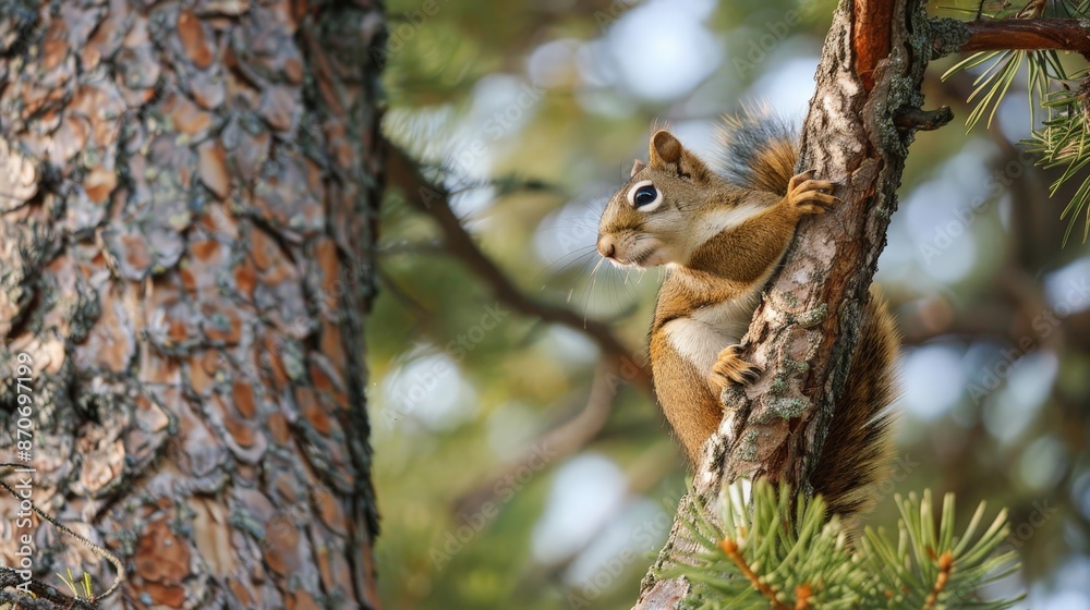 Squirrels chatter in the treetops, their antics a lively counterpoint to the quiet serenity of the forest. Squirrels chatter in the treetops, their antics a lively counterpoint to the quiet serenity of the forest.