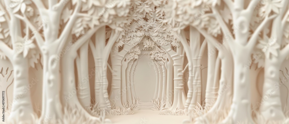 Mystical popup advertisements in digital formats unfold into elaborate paper art scenes Mystical popup advertisements in digital formats unfold into elaborate paper art scenes