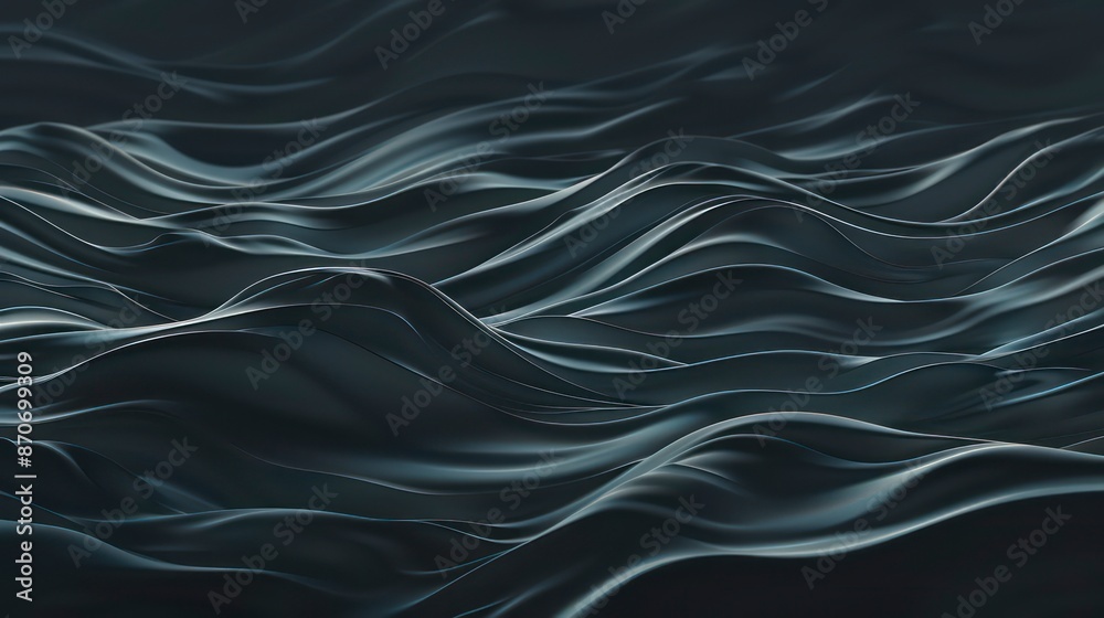vibrant dark blue backdrop showcases smooth, flowing waves that mimic the luxurious feel of satin, inviting a sense of calm and elegance vibrant dark blue backdrop showcases smooth, flowing waves that mimic the luxurious feel of satin, inviting a sense of calm and elegance