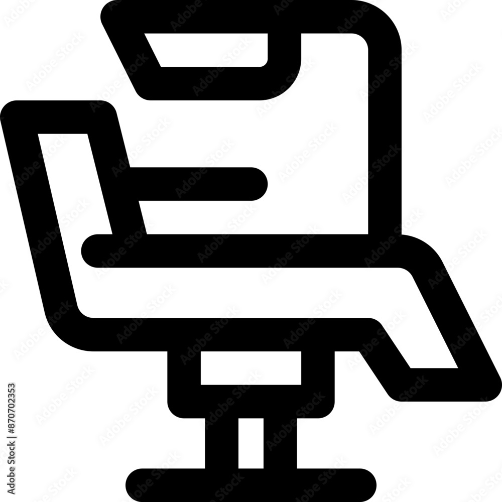 medical chair icon. vector line icon for your website, mobile, presentation, and logo design. medical chair icon. vector line icon for your website, mobile, presentation, and logo design.