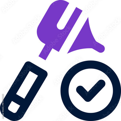otoscope icon. vector dual tone icon for your website, mobile, presentation, and logo design.