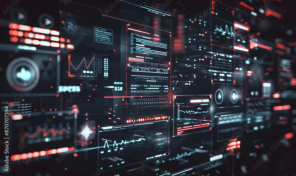 Obraz premium graphic backgrounds related to technology, communication, and the internet