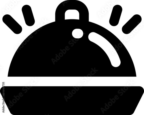 food serve icon. vector glyph icon for your website, mobile, presentation, and logo design.