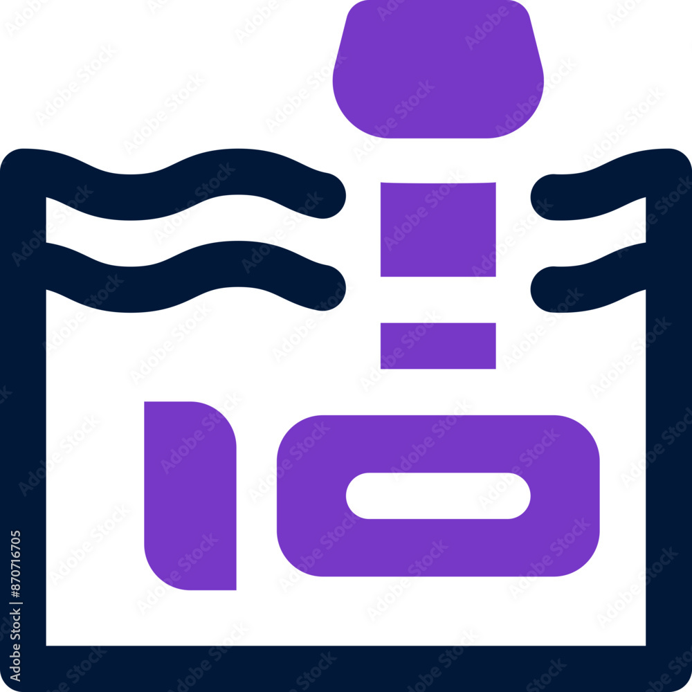 Obraz premium tidal power icon. vector dual tone icon for your website, mobile, presentation, and logo design.