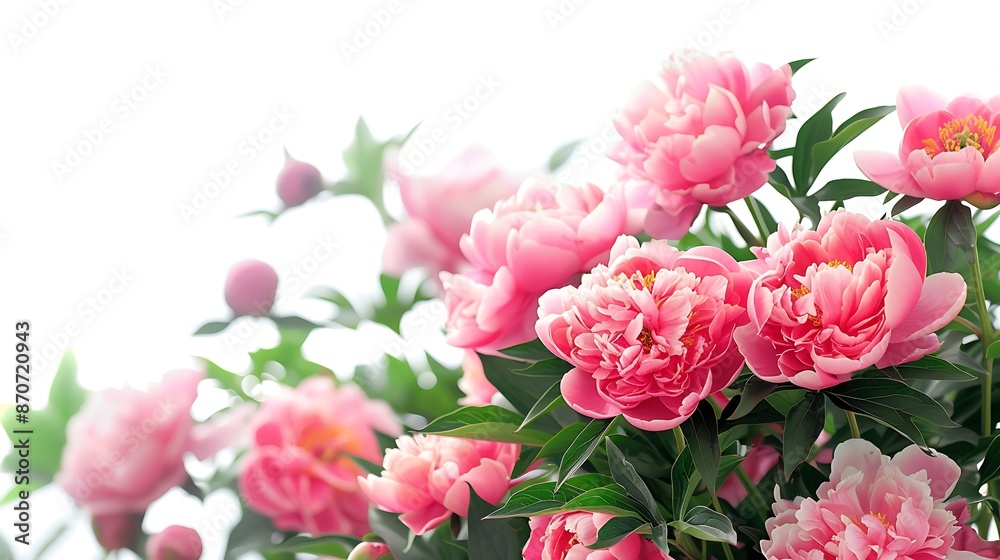 Pink Peonies in Bloom Pink Peonies in Bloom