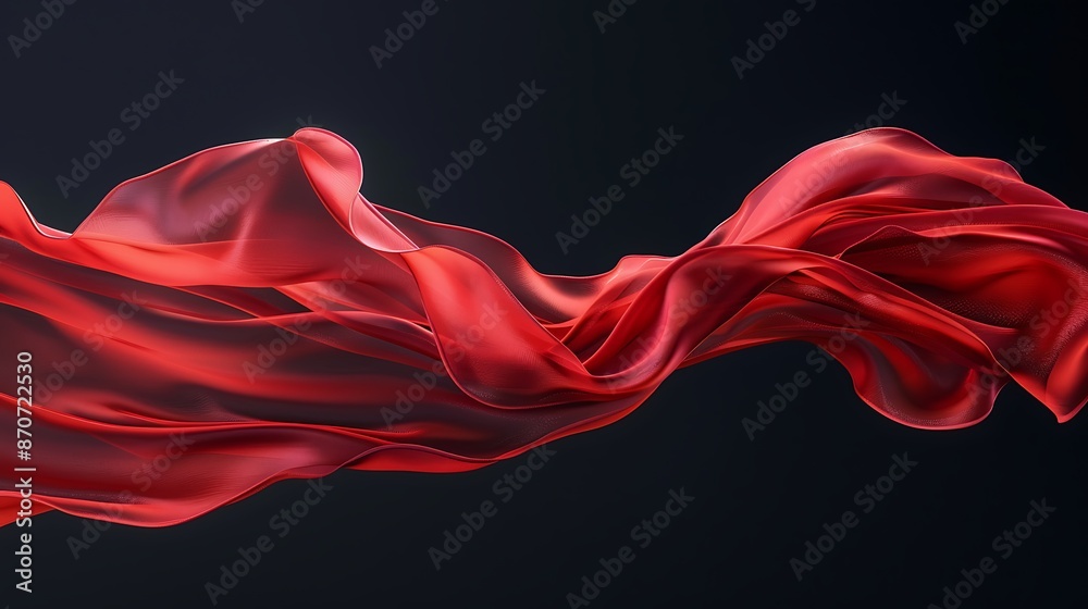 Abstract Red Fabric Abstract Red Fabric