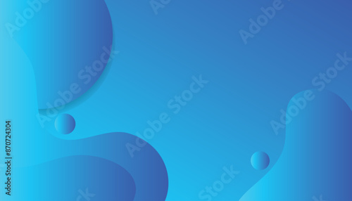 Modern abstract blue banner background. Used to decorate advertisements, publications, Eps10 vector 