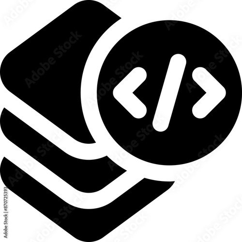 layer icon. vector glyph icon for your website, mobile, presentation, and logo design.