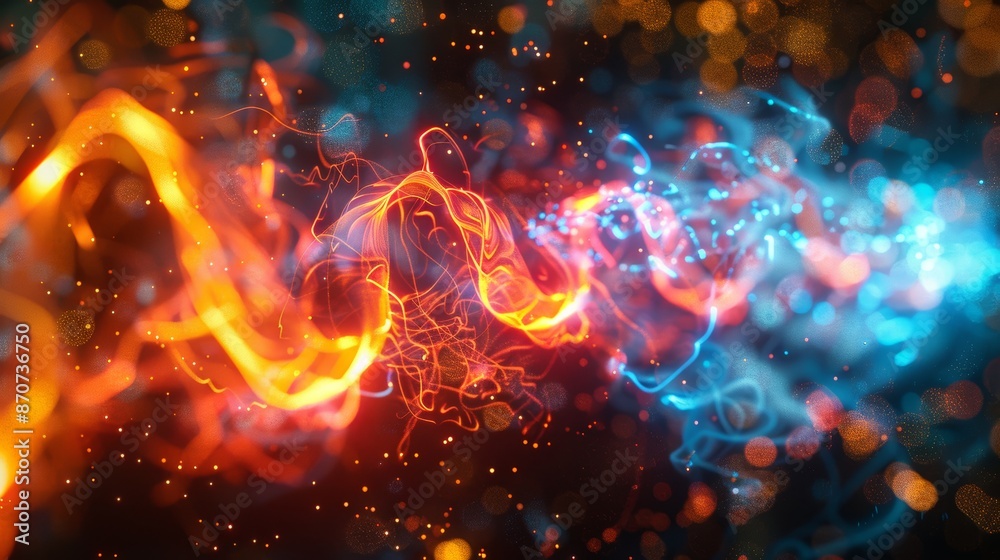 A visual comparison of alternating current, direct current, and pulsating current, with each type of current depicted using different colors and shapes to differentiate their elect A visual comparison of alternating current, direct current, and pulsating current, with each type of current depicted using different colors and shapes to differentiate their elect