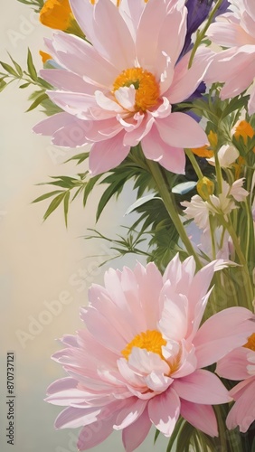 detailed flowers, floral decor, elegant flowers, flower composition