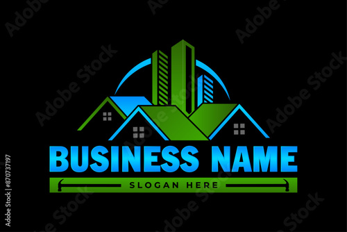 home repair roofing handyman remodeling renovation home decor logo
