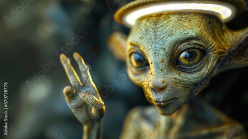 Mysterious alien greets humans on camera, Close Encounters of the Third Kind