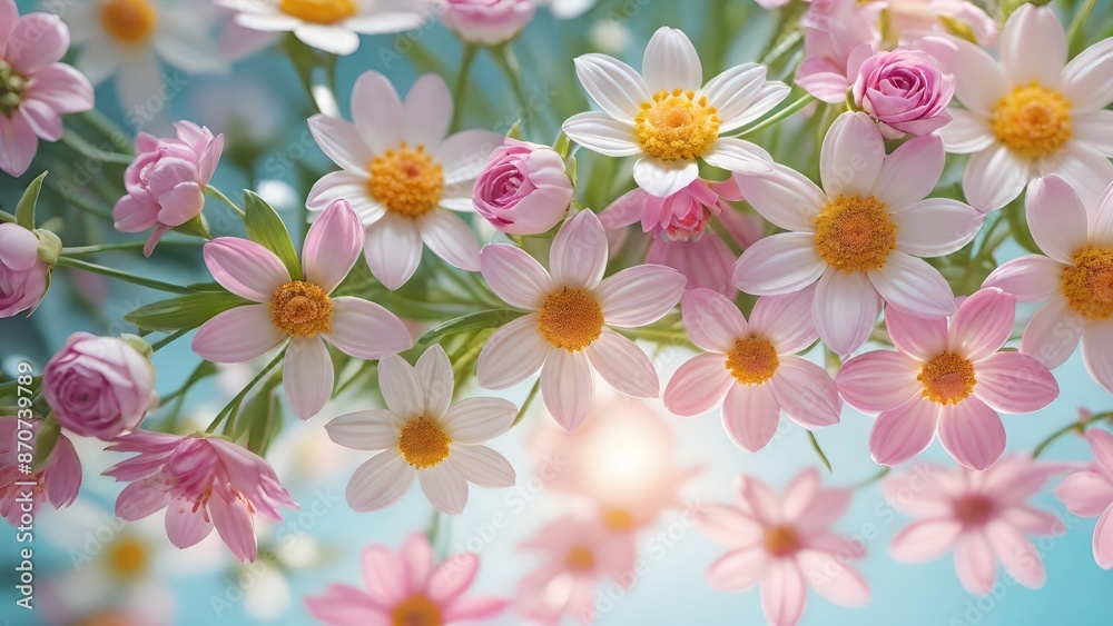 Floral Reflection Art Floral Reflection Art