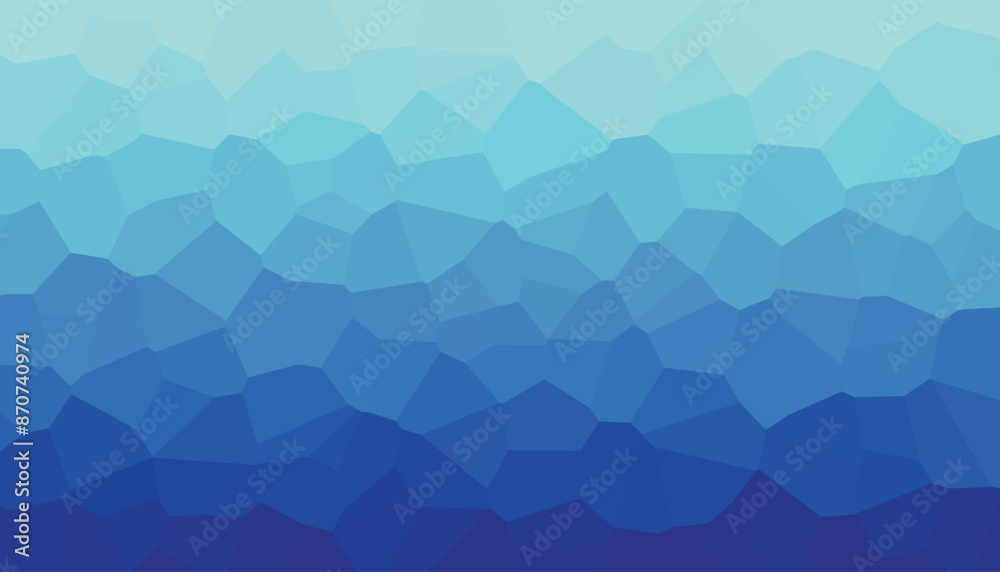 Fototapeta premium blue crystallize gradient vector background 