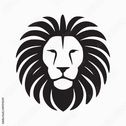 A Lion Vector Art Illustration photo